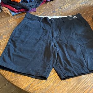 St. John's Bay Black Flat Front Men's Shorts